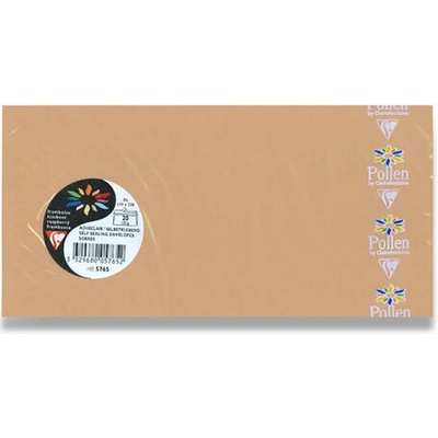 Obálka CF - DL karamel samolep. 120g. (20ks)