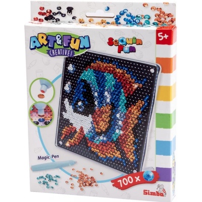 Simba Toys Art&Fun Obrázek z flitrů Ryba – Hledejceny.cz