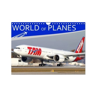World of Planes Wall DIN A4 landscape CALVENDO 12 Month Wall 2026