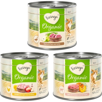 Feringa Organic Adult míchané balení 3 druhy 6 x 200 g