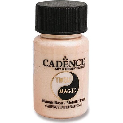 Cadence Twin Magic Metalická farba 50 ml, zel./broskyňová