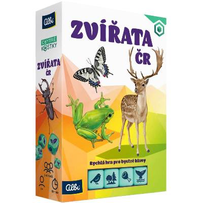 Albi HRA Chytré kostky Zvířata (společenská hra)