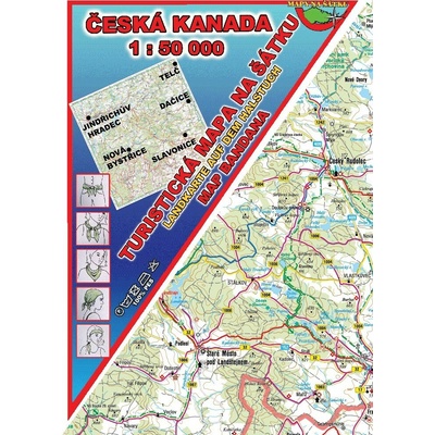 Mapy na šátku Česká Kanada