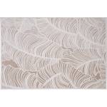 Multidecor Килим SALAMANCA 120x170 см бежов/бял с листен десен (MU0111)