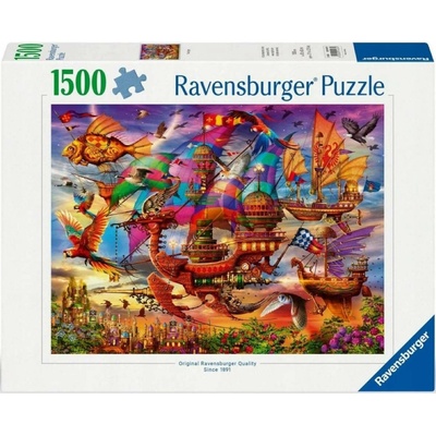 RAVENSBURGER Mystická létající loď 1500 dílků