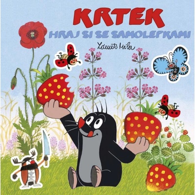 Album obrázkov Krtko s opakovateľnými nálepkami