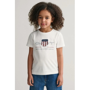 Gant Archive Shield Ss T-shirt biela