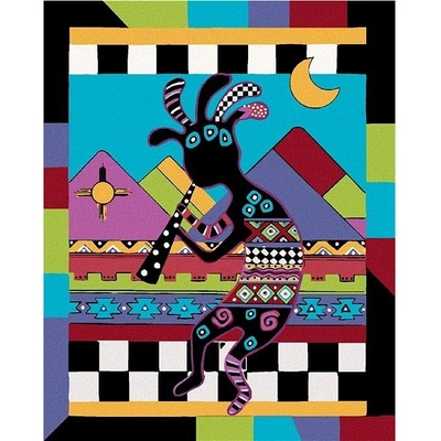 zuty Malování Podle Čísel Mimozemšťan Jonna James 80 x 100 Cm Plátno Rám