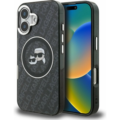 KARL LAGERFELD IML K&CH Heads Repeated Logo MagSafe Заден Калъф за iPhone 16 Black Karl Lagerfeld | Lilav | ЖЕНИ | UNI