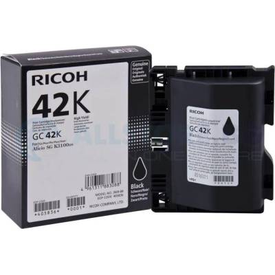 Ricoh Мастило гел ricoh gc42k, 10000 копия , Черен (ricoh-ink-gc42k)
