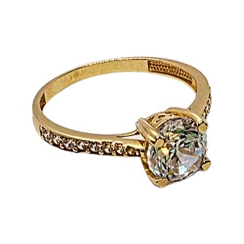 VipGold Златен годежен пръстен 2.10 гр (pr057)