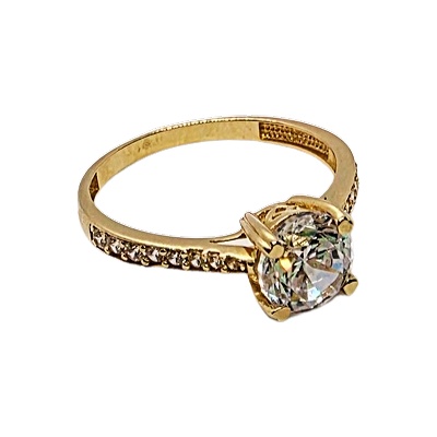 VipGold Златен годежен пръстен 2.10 гр (pr057)