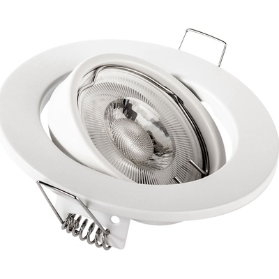 MAX-LED Вградено осветително тяло 1xGU10/MR16/10W/230V, Ø 9 см, бяло (MX0311)