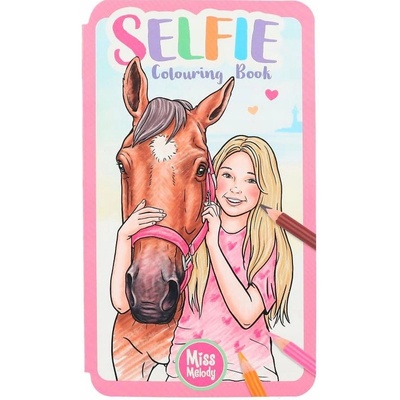 Miss Melody Omaľovánka S NÁLEPKAMI SELFIE 12490
