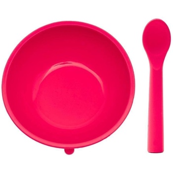 Премиум силиконов комплект от две части за хранене с вакуумн (babychefs04-2)