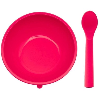 Премиум силиконов комплект от две части за хранене с вакуумн (babychefs04-2)