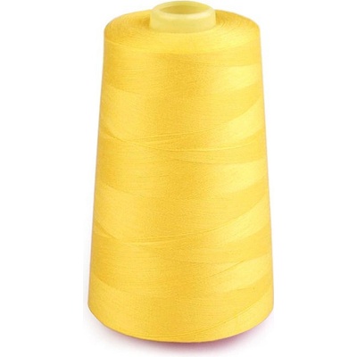 Prima-obchod Polyesterové nitě pro overlocky i klasické šití návin 5000 yards PES 40/2, barva 517 Buttercup