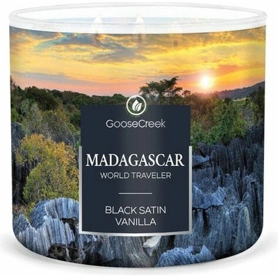 Goose Creek Candle WORLD TRAVELER BLACK SATIN VANILLA 450 g