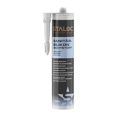 Staloc Sanitárny silikón 300 ml biela