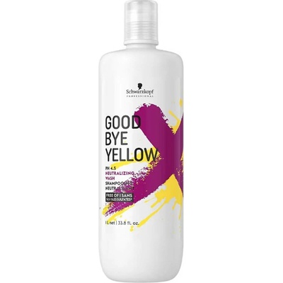 Schwarzkopf Good Bye Yellow Neutralizing Bonding Wash šampon 1000 ml