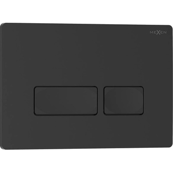 Mexen Tex 04 бутон за промиване, черен матов - 6104-02 (6104-02)