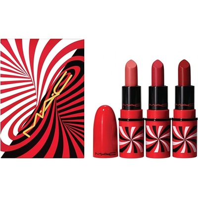 MAC Tiny Tricks Mini Lipstick Trio Neutral комплект червила за устни за жени 1 бр