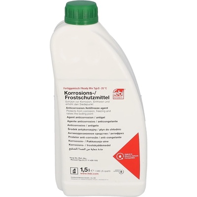 febi bilstein Антифриз FEBI 26580 Typ D Зелен 1.5 литра
