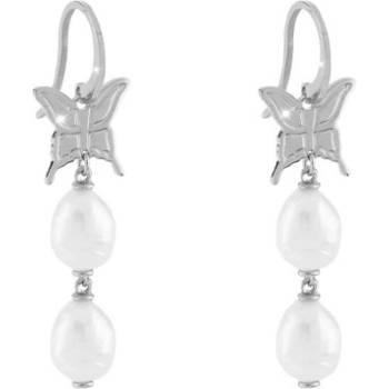 Rebecca Сребърни дамски обеци с перли Rebecca SBUOAA02 (SBUOAA02)