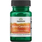 Swanson Beta Carotene, 3000 mcg, 250 меки капсули, Swanson (SW010)