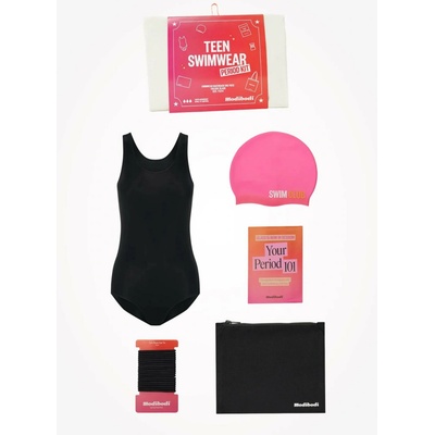 Modibodi dievčenská menštruačná sada na plávanie Swim Period Kit One Piece super