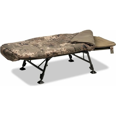 Nash Lehátko Se Spacákem Indulgence HD40 Sleep System 8 Legs Camo
