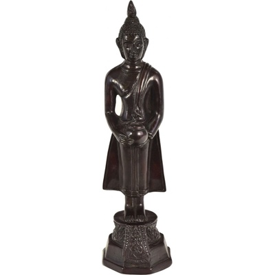 Sanu Babu Narozeninový Buddha, středa, pryskyřice, tmavě hnědý, 30cm