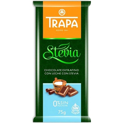 Natural Jihlava TRAPA Mléčná se stévií 75 g