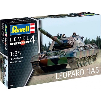 Модел за сглобяване, Revell, Танк Leopard 1A5, 260 части