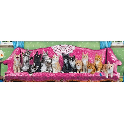 EUROGRAPHICS - Puzzle Kitty Cat Couch - 1 000 piese
