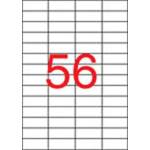 APLI Етикет, универсален, 52, 5x21, 2 mm, APLI, 5600 етикета/пакет 01284 (01284)