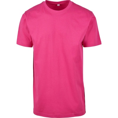 Build your Brand tričko BY 004 krátký rukáv pánské COT560004ah400-hibiscus pink
