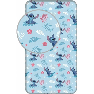 Jerry Fabrics Plachta Lilo and Stitch Modrá 90x200x25