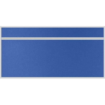 VMS VISION Stolový akustický paraván AKUSTIK ekoTAB ostrý roh 160 x 80 cm tmavo modrý