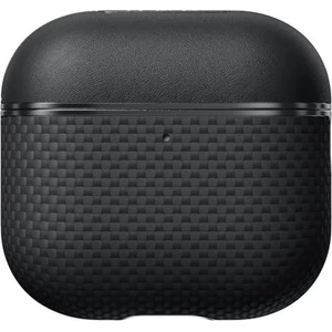 Pitaka Магнитен калъф от арамидно влакно Pitaka, черно/сив - AirPods 4 (APM2404)