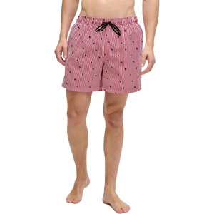 JJ REBEL Бански гащета Jj rebel Hawaii swimming shorts - Pink (True Red / AOP Stripes)