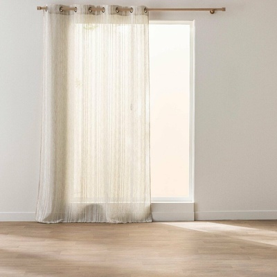 Douceur d'intérieur Záclona na kroužcích ZAHO LIN, 140 x 240 cm bílý