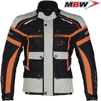 MBW CHALLENGER čierno-sivo-oranžová