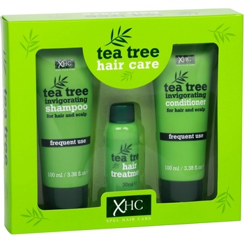 Xpel Tea Tree šampon na vlasy 100 ml + kondicioner na vlasy 100 ml + vlasové sérum 30 ml darčeková sada