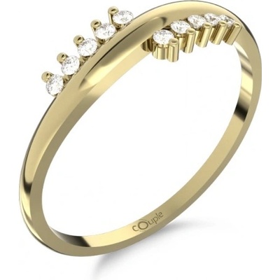 Couple prsten Sonya žluté zlato se zirkony 6610245 0 1