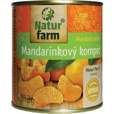 Natur farm Mandarinky kompot 312 g