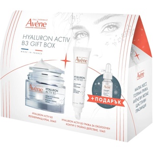 Eau Thermale Avène Hyaluron Activ B3 Комплект - Регенериращ крем и Околоочен крем, 50 + 15 ml + Серум, 10 ml
