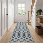 vidaXL Каса за килим ORIZ 1150 gsm Черен мрежест модел (42045467)