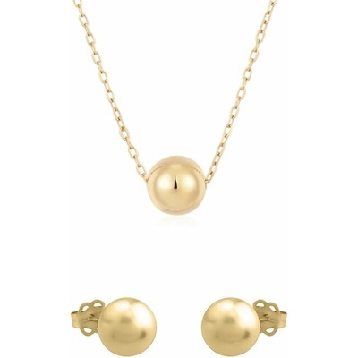 Eppi Zlatá sada šperků s kuličkou Juelz C47864 – Zbozi.Blesk.cz