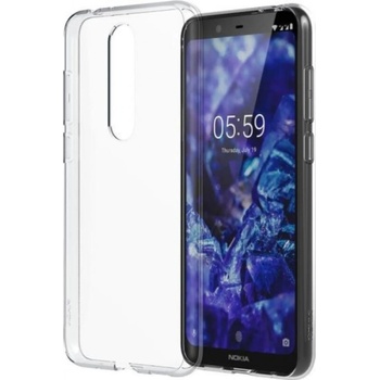 Image 1 of Nokia Оригинален гръб Clear Nokia 5.1 Plus - Прозрачен